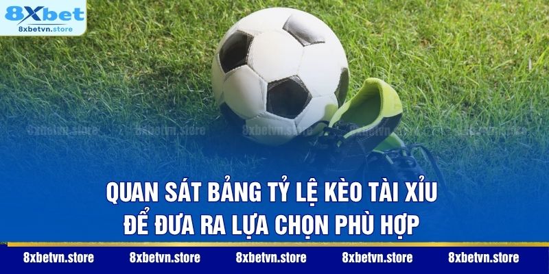 Kèo Tài Xỉu – Cẩm Nang Soi Kèo Chính Xác Dành Cho Cược Thủ Quan sát bảng tỷ lệ kèo tài xỉu để đưa ra lựa chọn phù hợp
